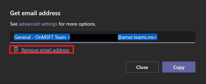 Как отправить электронное письмо на канал Microsoft Teams