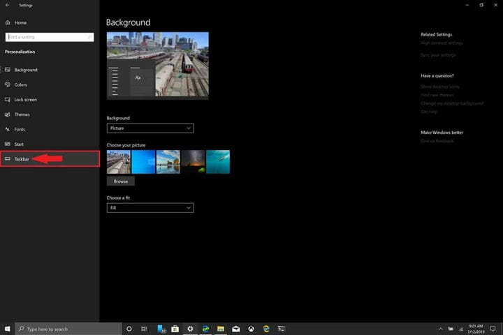 Como ativar e desativar ícones do sistema no Windows 10
