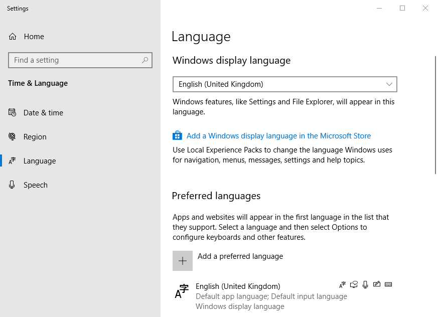 Slik installerer og avinstallerer du Windows 10 språkpakker