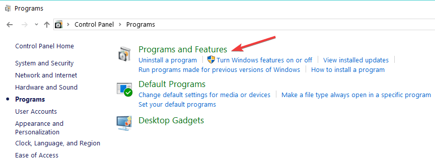 Avinstallera program i Windows 10 som inte kan avinstalleras