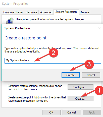Så här skapar du en systemåterställningspunkt i Windows 10