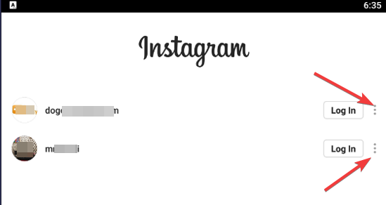 Как удалить запомненный аккаунт в Instagram с телефона