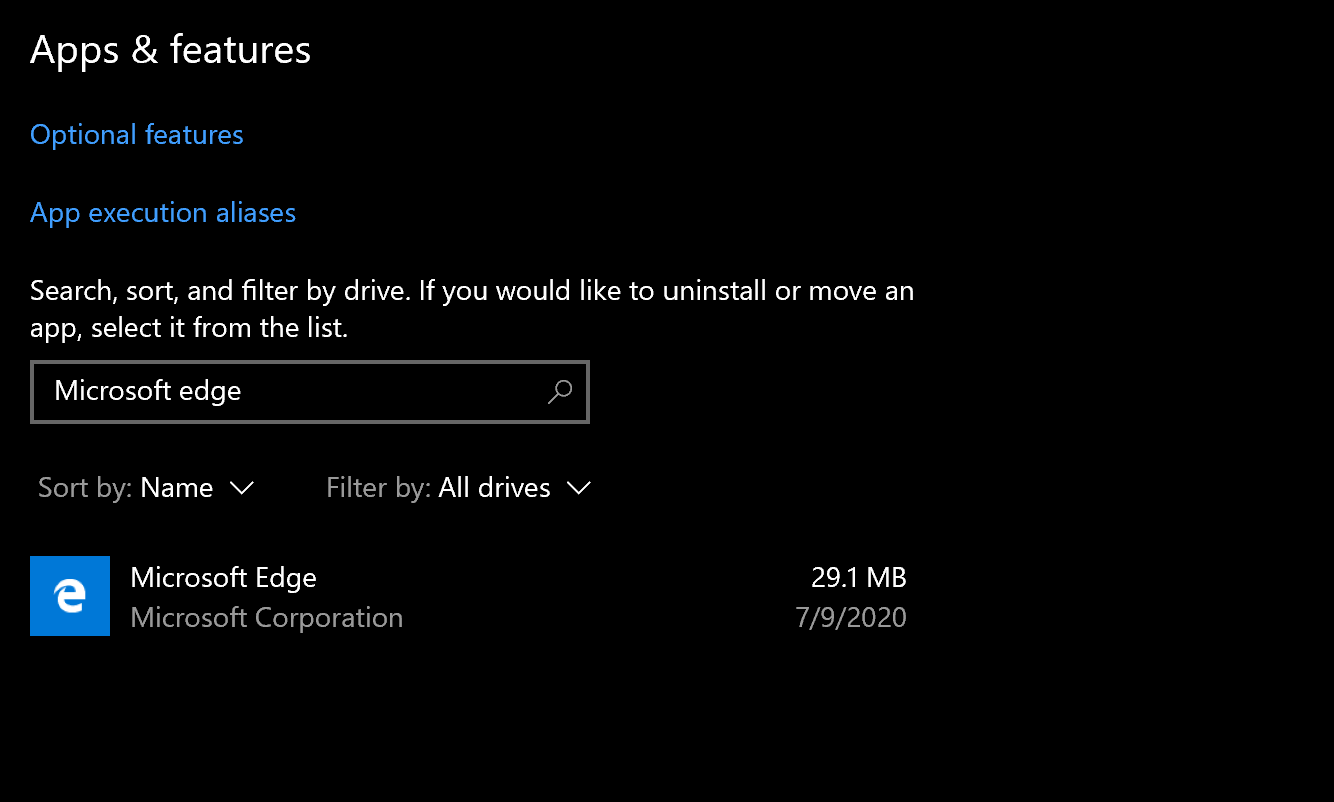 Как полностью удалить Microsoft Edge в Windows 10