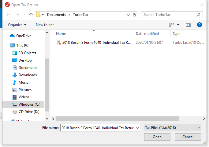 Che cos'è un file .tax e come aprirlo su Windows 10
