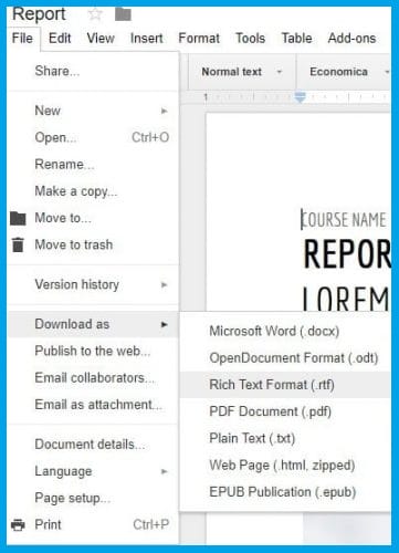 Como abrir arquivos RTF em um PC com Windows 10