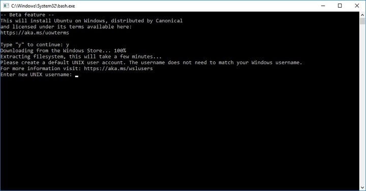 Slik installerer du Linux Bash på Windows 10 [ENKEL MÅTE]