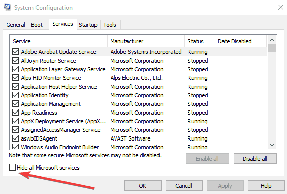 Cómo detener todos los procesos en Windows 10