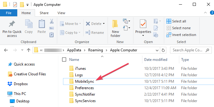 Как найти и изменить расположение резервной копии iTunes в Windows 10
