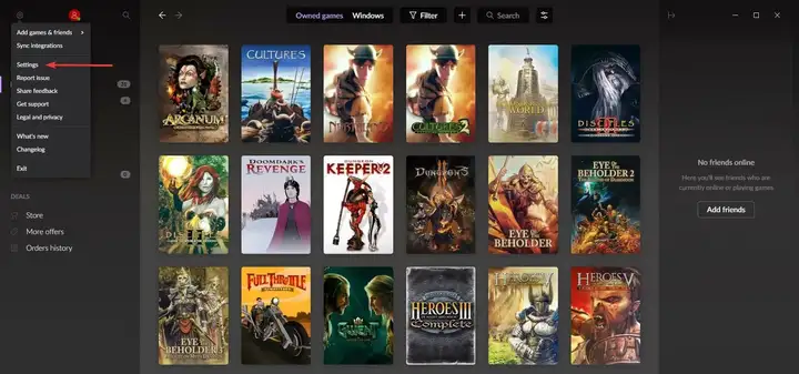 Cómo agregar Steam, Xbox Live y otras bibliotecas de juegos a GOG