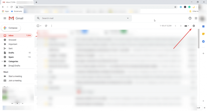 Как скрыть кнопки Google Meet в Gmail