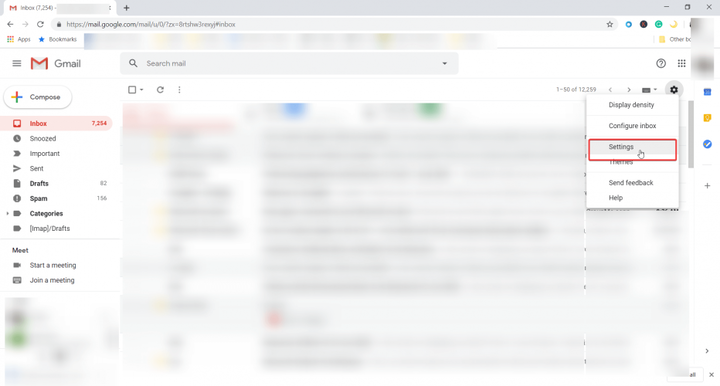So verbergen Sie die Google Meet-Schaltflächen in Google Mail