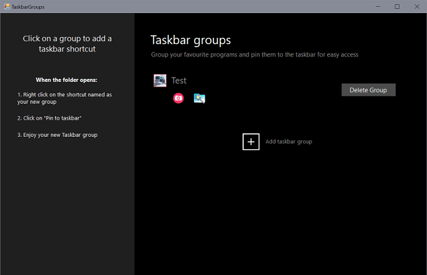 Slik grupperer du snarveier på oppgavelinjen ved å bruke TaskbarGroups
