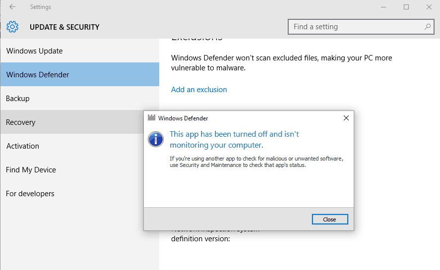 KORRIGERA: Så här inaktiverar du Windows-skyddade ditt PC-meddelande