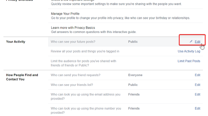 Hur man skyddar Facebook-profilbild från skärmdump