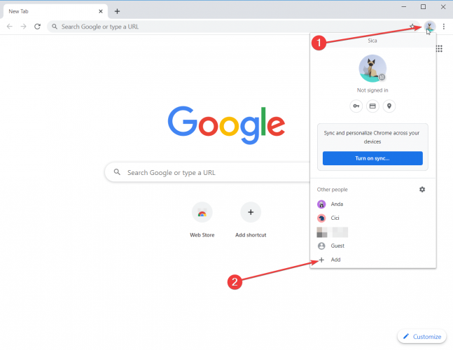 Come abilitare il Selettore profilo in Google Chrome