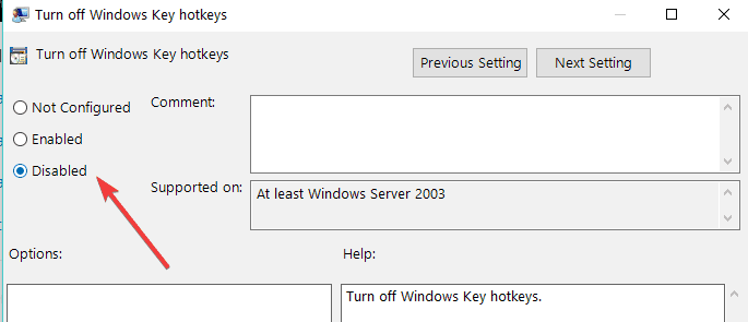 Как отключить сочетания клавиш в Windows 10