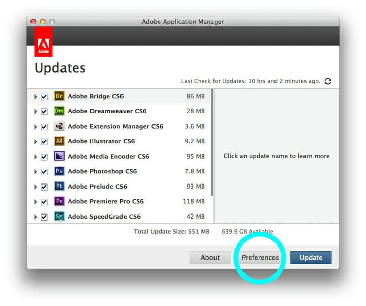 adobe updater 5 mac