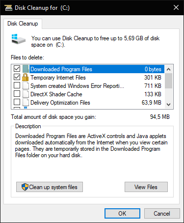 Cómo eliminar archivos de volcado de memoria de error del sistema en Windows