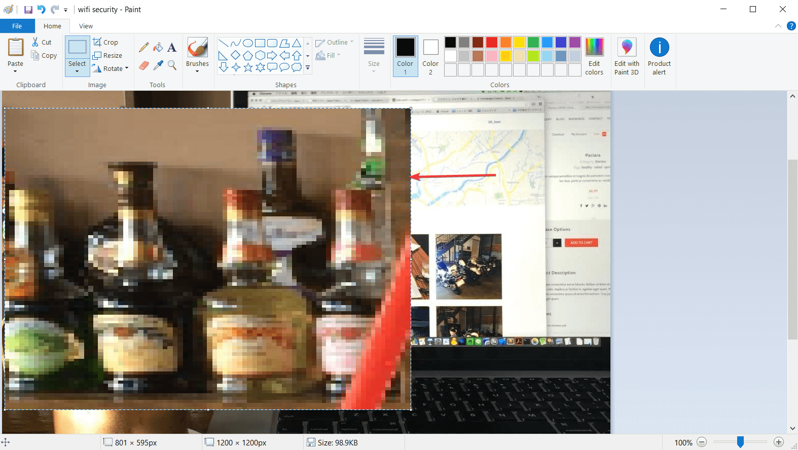 Как изменить размер фото в paint 3d
