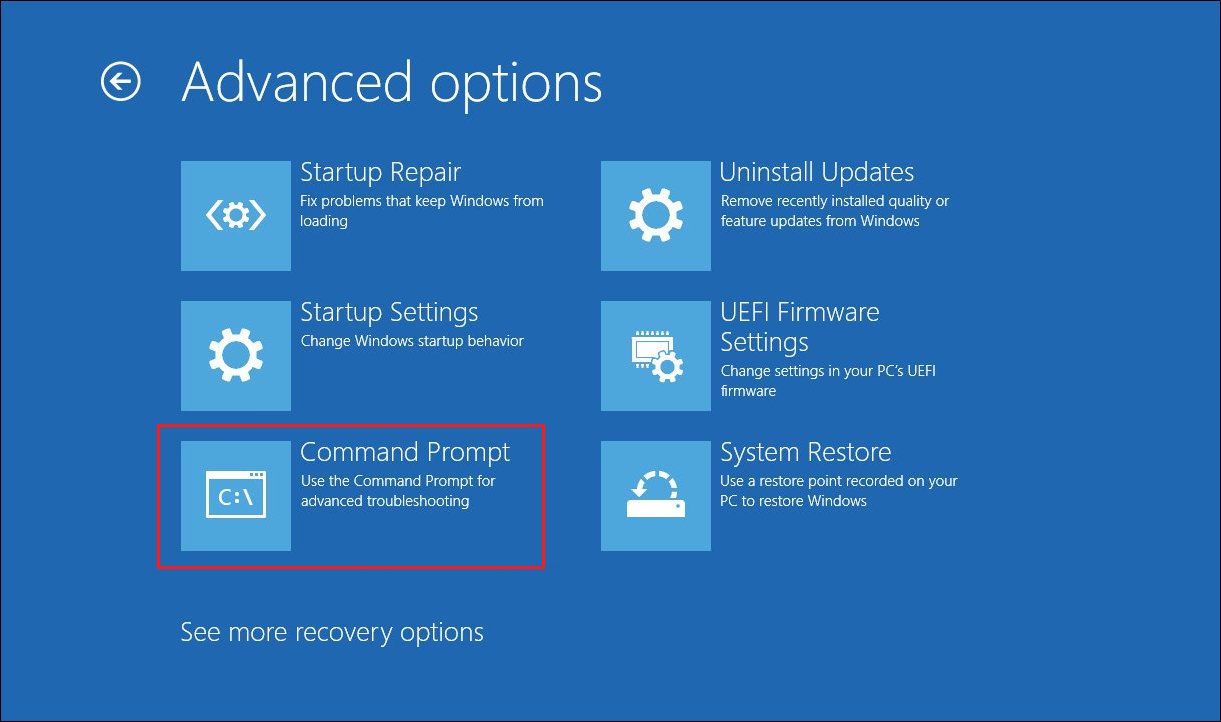 Como corrigir um loop "Preso no reparo automático" no Windows 10