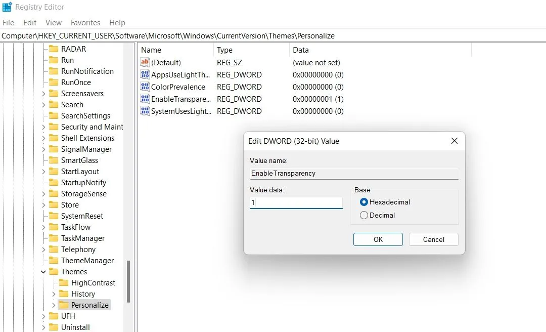 Fungerar inte transparenseffekten på Windows 11? Prova dessa 9 korrigeringar